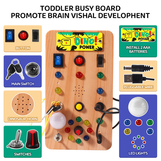 LED Montessori Busy Board