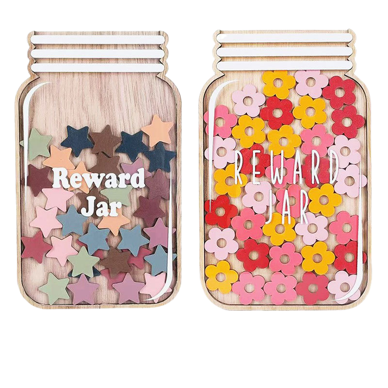 Wooden Children's Reward Jar