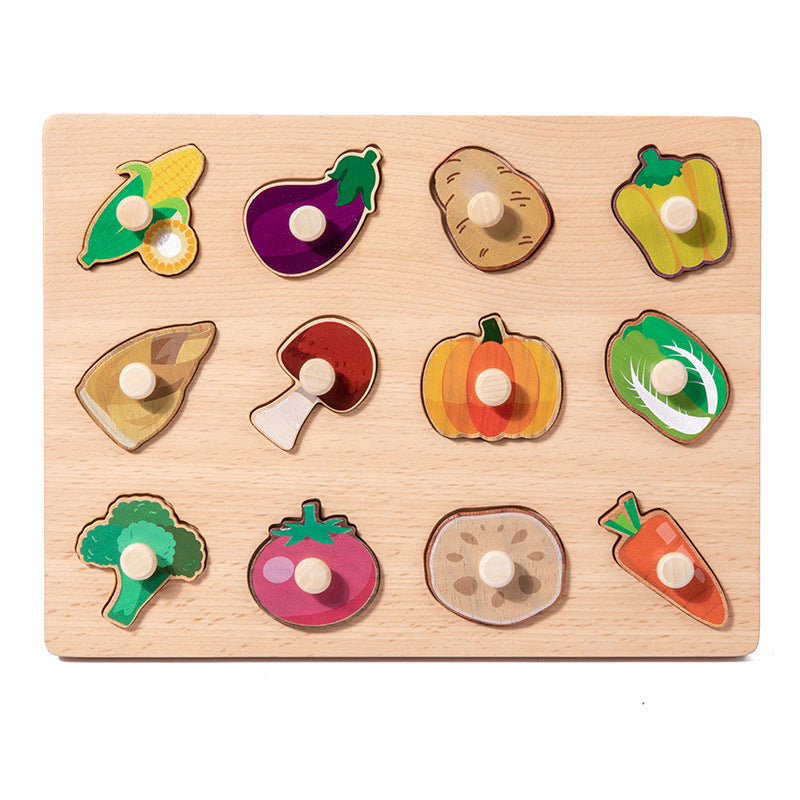 Montessori Wooden Shape Puzzle Toy