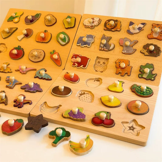 Montessori Wooden Shape Puzzle Toy
