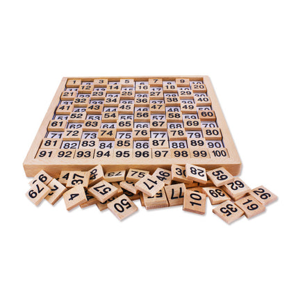 Wooden Montessori Hundred Board Educational Toy for Kids
