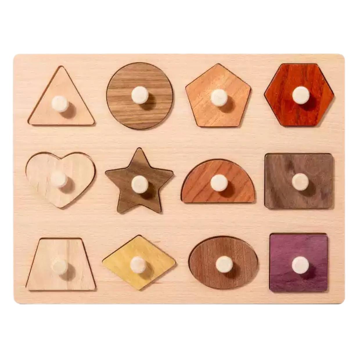 Montessori Wooden Shape Puzzle Toy