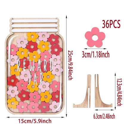 Wooden Children's Reward Jar