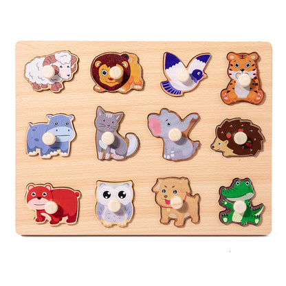 Montessori Wooden Shape Puzzle Toy