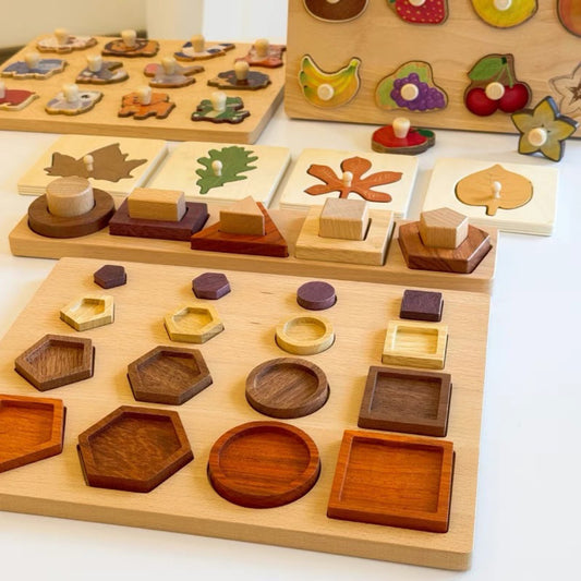 Montessori Wooden Shape Puzzle Toy